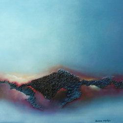 Garbh 22 x 18 inches Oil on canvas in bespoke frame - Paintings