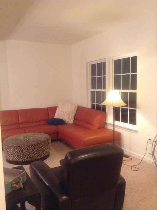 Wall Paint Color To Go With Orange Sofa, What Colours Go With Burnt Orange Sofa