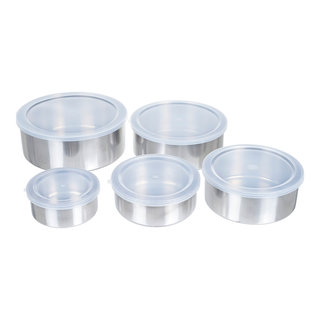 Kook Small Glass Prep & Dip Bowls, 7.25 oz, Set of 8, Clear