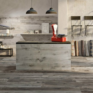 Retail Store Yoga Studio Wood Look Tile