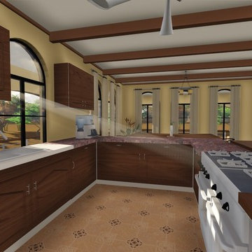 RURAL RESIDENTIAL BUNGALOW - INTERIOR 3D MODELING
