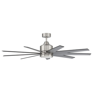 Craftmade 60" Champion Ceiling Fan, Brushed Polished Nickel