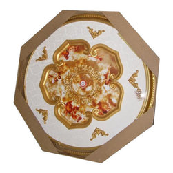 Udecor - BRR-13-S030 Michelangelo Medallion, Piece - Molding And Millwork