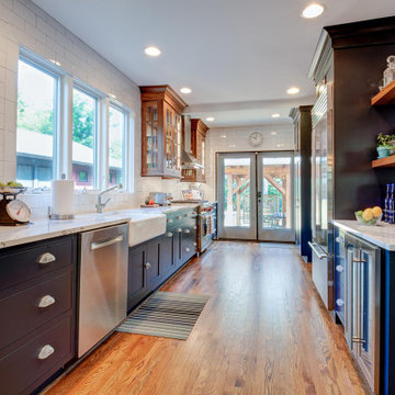 Transitional Kitchen & Bath Remodel in North Asheville