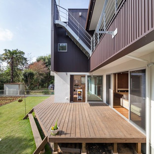 他の地域の北欧スタイルのおしゃれなデッキの写真