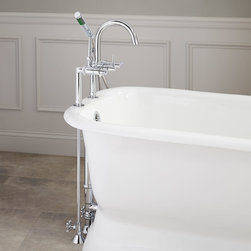 SEBASTIAN DECK FAUCET SET WITH LEVER HANDLES FOR COPPER PIPE - Tub And Shower Faucet Sets