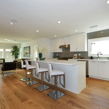 Modern Traditional Home Featuring European Oak "Livorno" Wide Plank Flooring