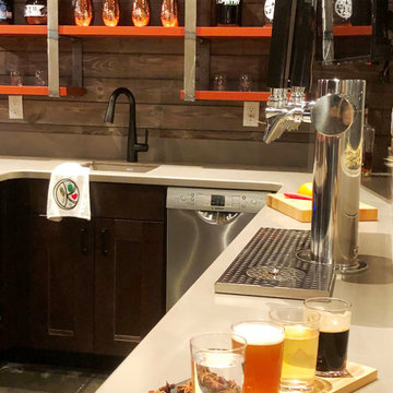 North Ann Arbor Basement Remodel: Home Brewpub