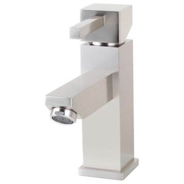 Legion Furniture Bathroom Faucet With Drain-Brushed Nickel