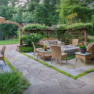 Potomac Kitchen Garden and Outdoor Living Area