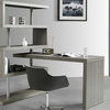 KD002 Modern Office Desk in Matte Grey Finish