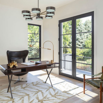French Modern Spec Home-Office space