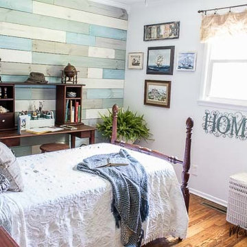 How to DIY a Plank Wall with Chalk Paint