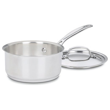 Chef's Classic Stainless Saucepan With Cover