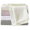Madison Park Mulberry Silk Luxury Single Pillowcase, Gray, Standard