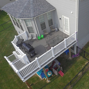TimberTech Silver Maple Deck and Stairs in Frederick MD