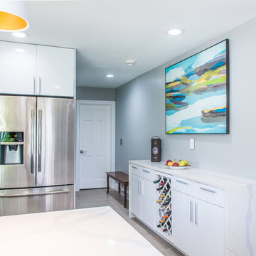 Second floor kitchen remodel