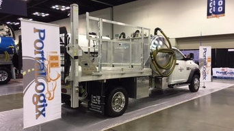 Pump Truck and Trailer for Portable Restroom Companies