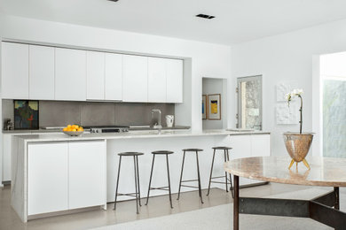 Kitchen - contemporary kitchen idea in Chicago