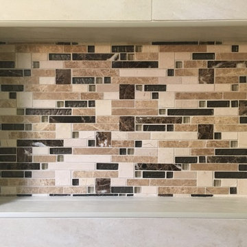 MASTER BATHROOM - Complete Remodel 12 x 24 Tile, Vanity, Alaska White Granite