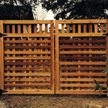 Vertical Wood Fence