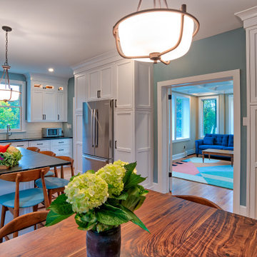 Brighton Cascade and Wabash Beaded Inset Kitchen in Hingham and and Cherry