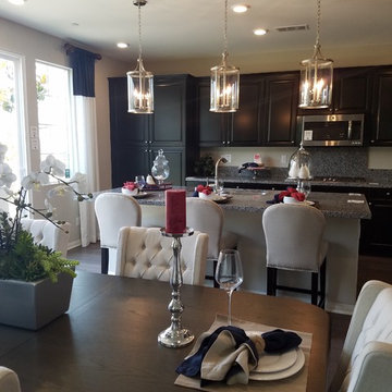 Custom Dark Brown Kitchen Cabinets 0630