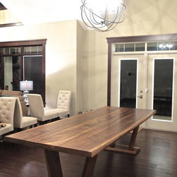 16 Degree Walnut Dining Table - Dining Tables