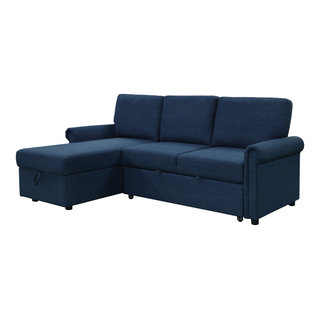 Harding Storage Sofa Bed Reversible Sectional - Transitional ...