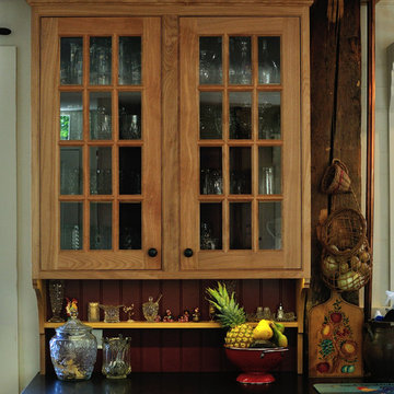 New Hampshire Farmhouse Red Birch Kitchen