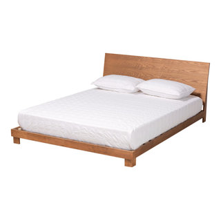 Cassiel Modern Low Profile Platform Bed Transitional Platform