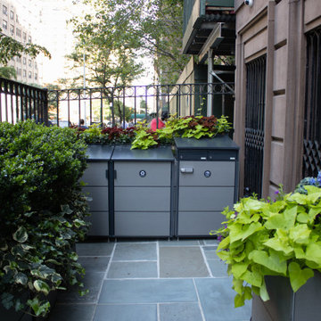 CITIBIN 2-Module Standard with ParcelBin, Mailbox, Planter Tops and Custom Cube