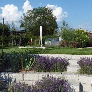Hausgarten mit Übergang zur Landschaft