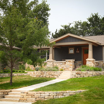 Front yard hardscape