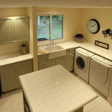 Traditional Laundry Room by Schnarr Craftsmen Inc