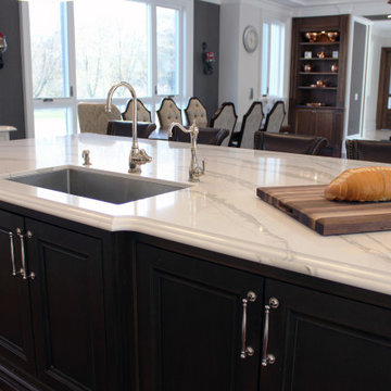 Face framed, solid wood painted kitchen remodeling. Thornhill 2019