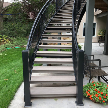 New Deck Rail and Staircase
