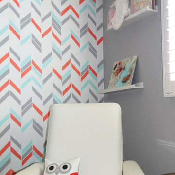 Herringbone Shuffle Stencil Projects