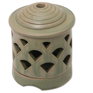 Cupola Light Ceramic Tealight Candleholder