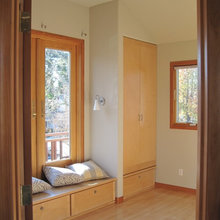 Built in closet & window seat