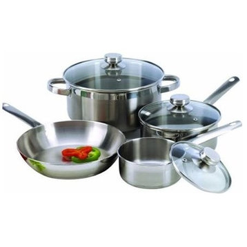COOKPRO 503 Steel Cookware Set 7pc Encapsulated Base