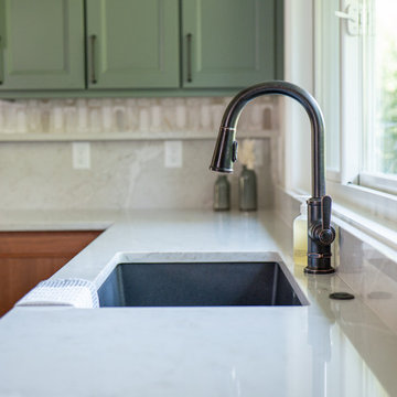 Two Tone Kitchen Remodel