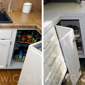 Los Gatos reface with White Shaker doors