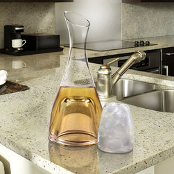 Epicureanist Wine Chilling Decanter with Ice Cup - Decanters