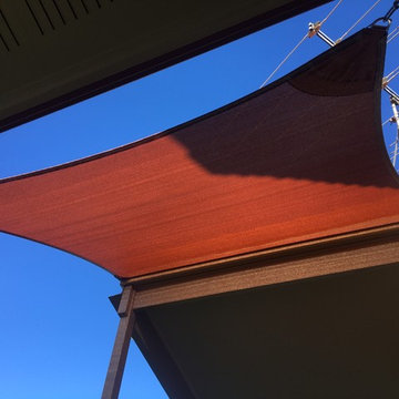 Shade Sail over Entertainment Area