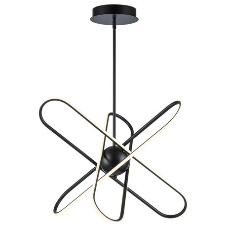 Nightingale LED Chandelier in Black