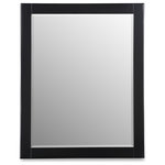 Meridian Furniture - Maxine Mirror, Rich Black Finish - Inject bold, modern styling into your bedroom with this Maxine mirror. Thi mirror's contemporary design is nothing short of stunning with its rich black finish that will add a modish, up-to-the-minute feel to any space. Pair this item with other items from the collection for an upscale vibe.