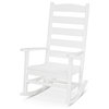 Polywood Shaker Porch Rocking Chair, White