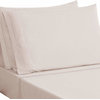 Honeymoon Super Soft 4-Piece Bed Sheet Set,, Ivory, Twin