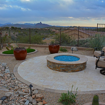 Marbella Travertine Patio, Pool Decking, Outdoor Kitchen, Raised Evening Terrace
